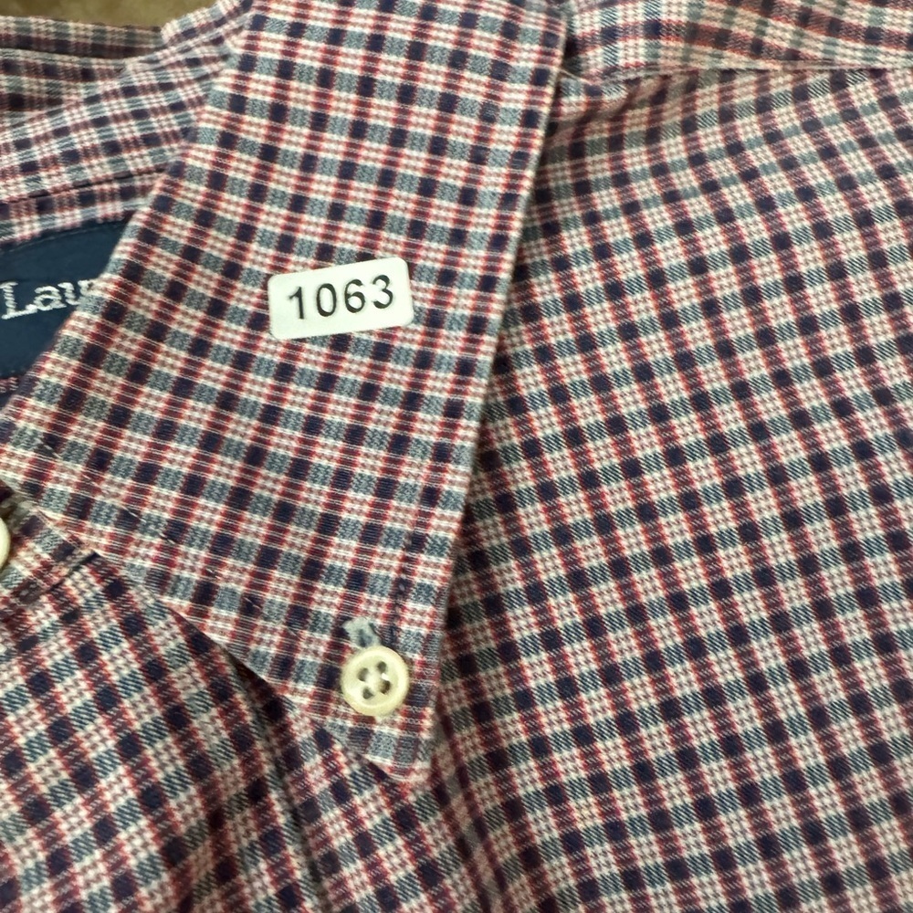 Ralph Lauren Blake Long Sleeve Button Down Checkered Shirt XL - Picture 5 of 5